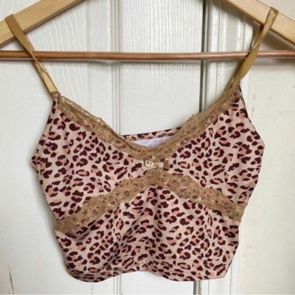 Boutique Leopard Print Crop Top